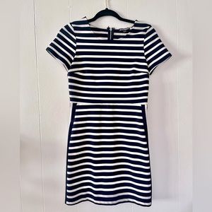 Express ~ Capped Sleeve, BodyCon, Stripped, Mini Dress